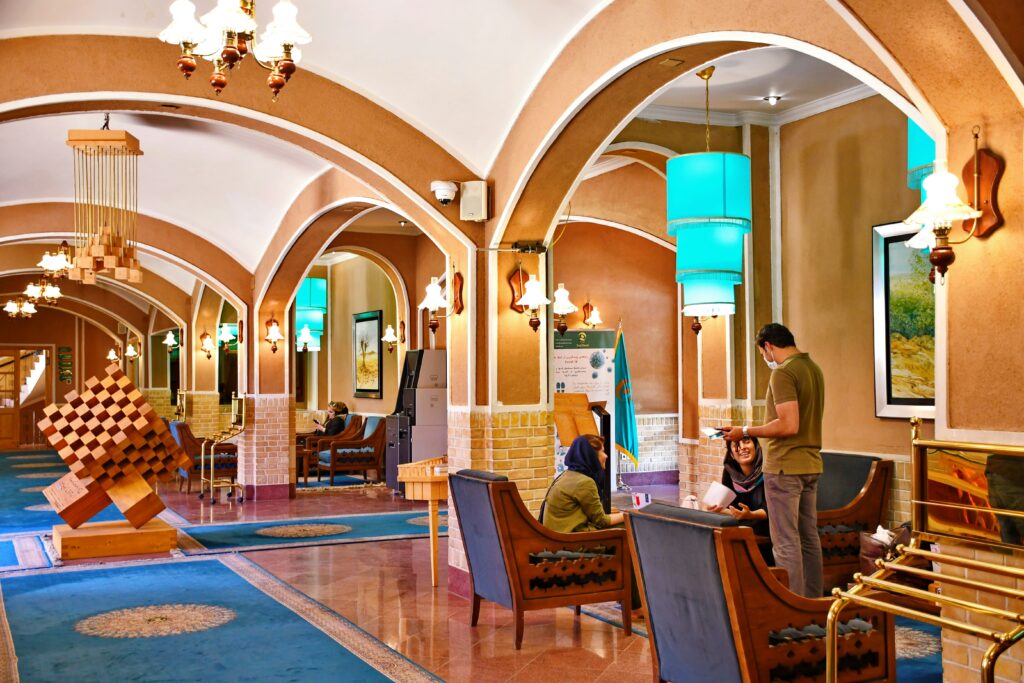 Boutique hotel interior in Riyadh